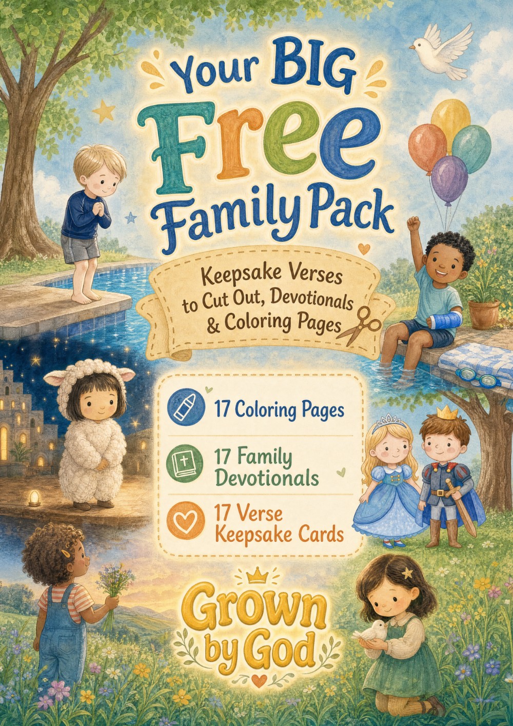 Your free family pack: 51 beautiful pages